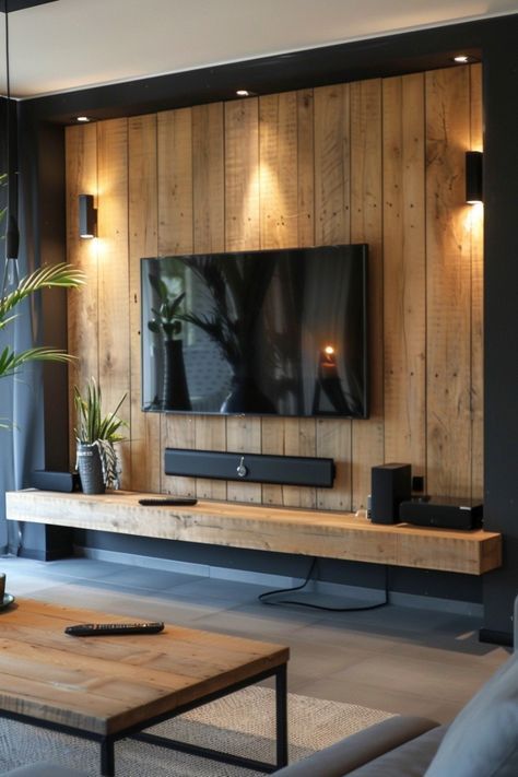 🎬 ۱۰ ایده شگفت‌انگیز برای طراحی تی وی وال مدرن و لوکس در دکوراسیون خانه