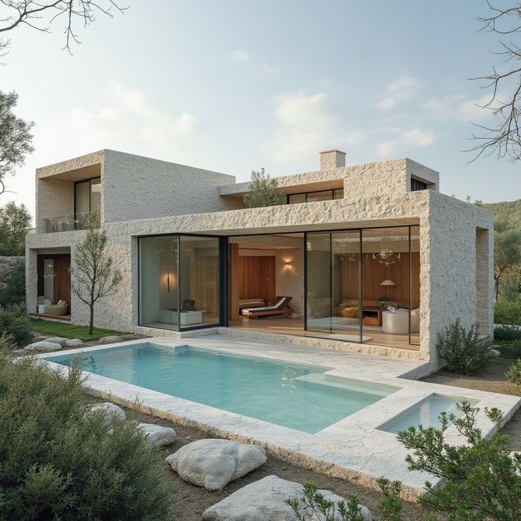 ساخت ویلای کوچک در باغ